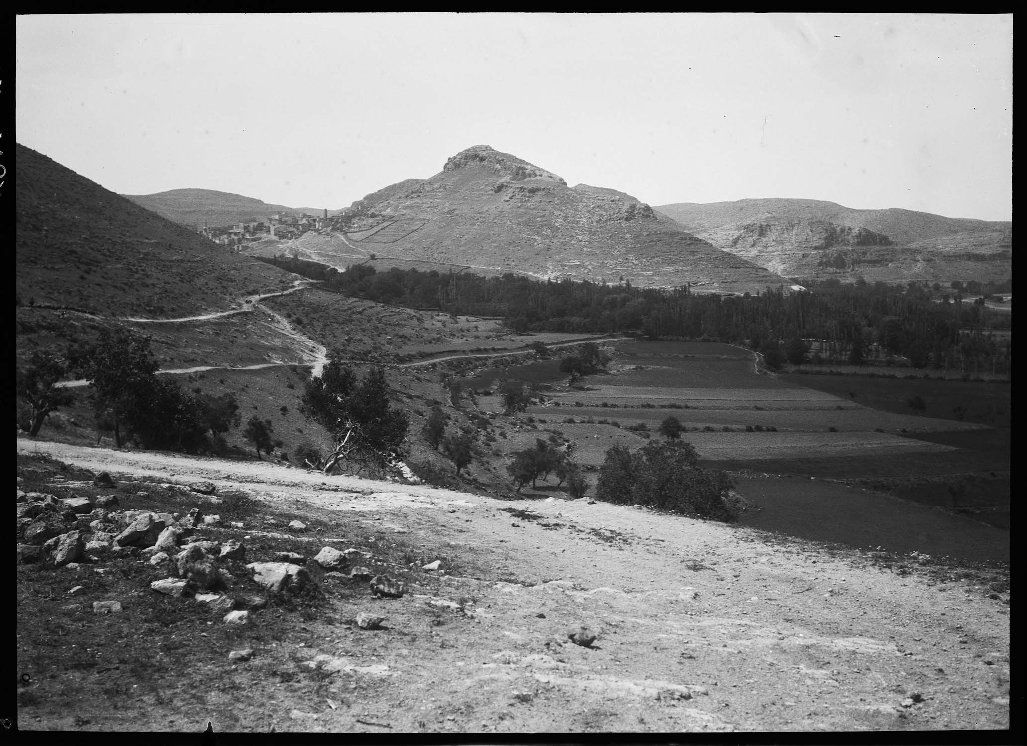 Vue éloignée de la ville